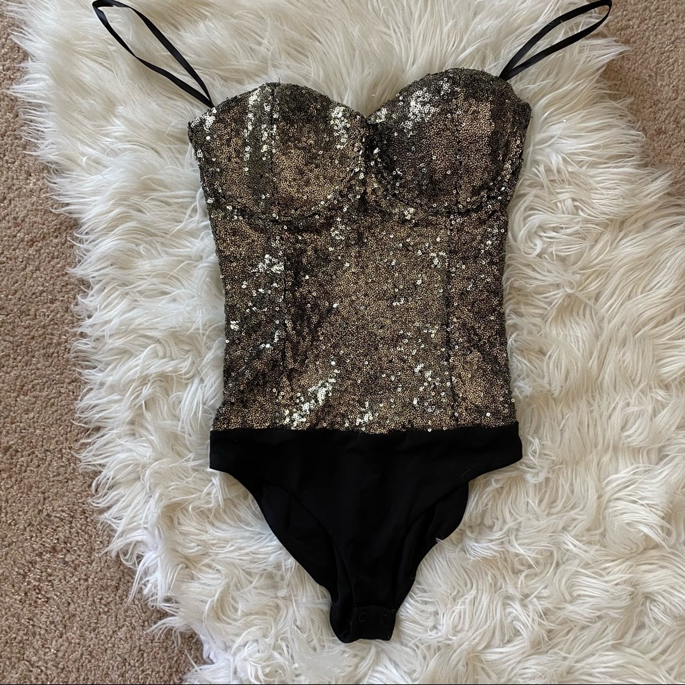 REVOLVE House of Harlow x 1960 Sequin Bodysuit